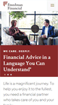 Mobile Screenshot of freedmanfinancial.com